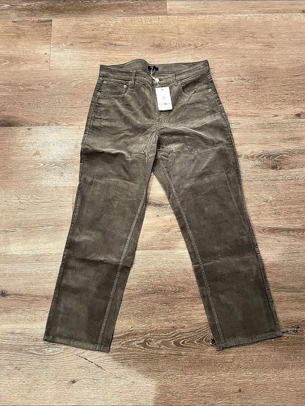 Quince Corduroy Straight-Leg Pants Brown Straight Leg Jeans